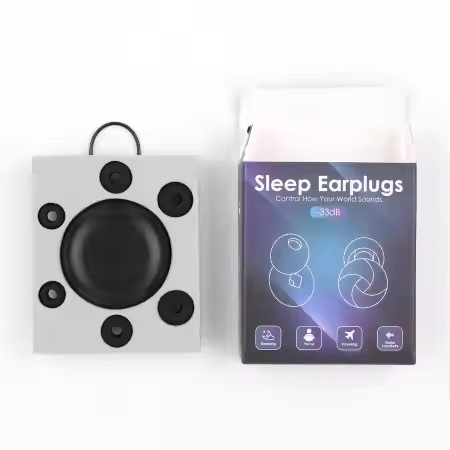 Ohrstöpsel Silikon Schlafohrstöpsel Noise Cancelling Earplugs in Schwarz – Bild 7